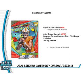 2024 Bowman University Chrome Football Hobby Box